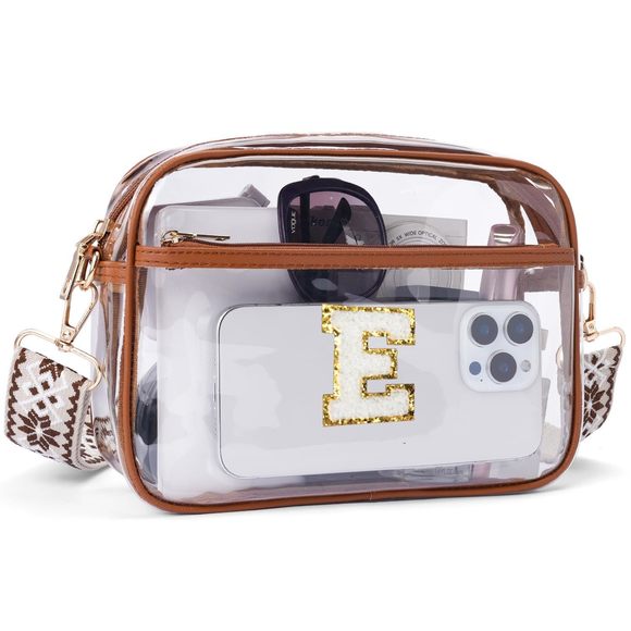 Clear Crossbody Bags Trendy, Stadium Aroved Clear Purses Cross :3 - Picture 1 of 6